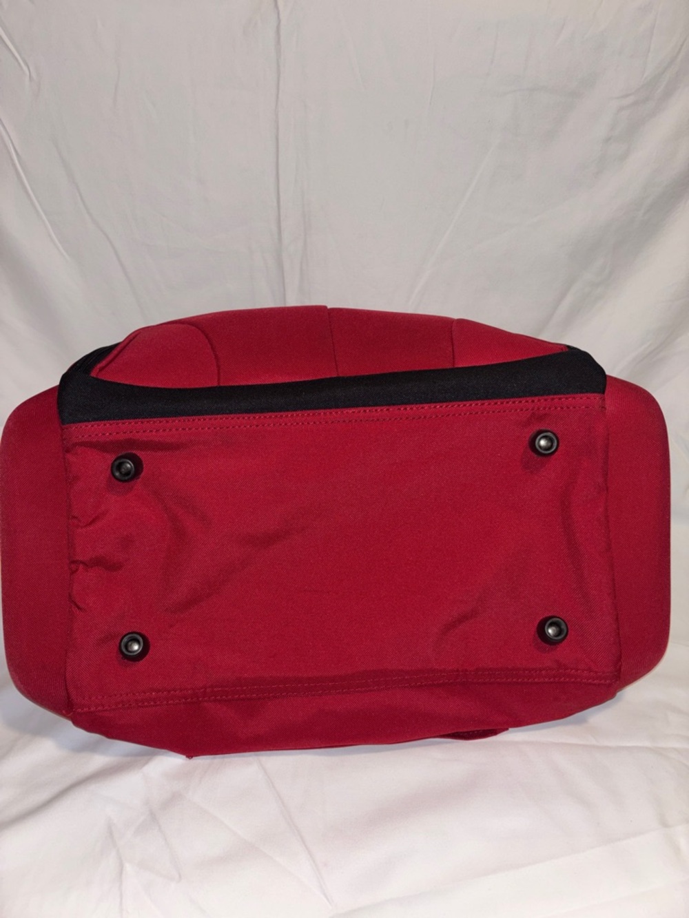 Chaps Red Weekend Convertible Duffel - Picture 8 of 9